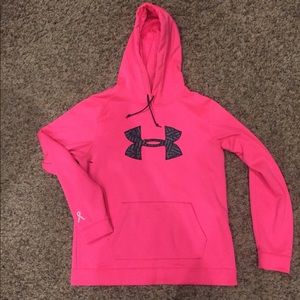Under Armor Bright Pink Hoodie